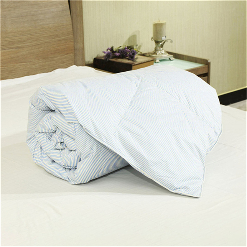Super Soft Modern Design Classic Stripe Duck Down Filling Duvet
