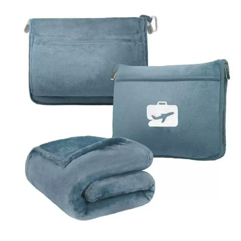Polyester Travel Blanket of Coral Fleece Hometextile Wholesale Throw