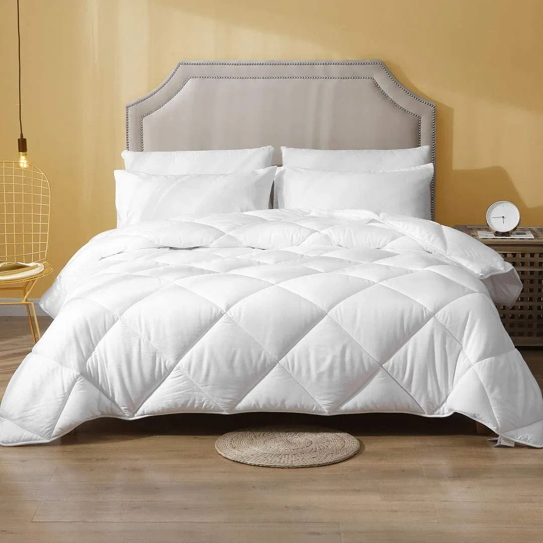 High Quality Quilted Down Alternative Duvet Insert Solid Cotton Comforter for Wholesale