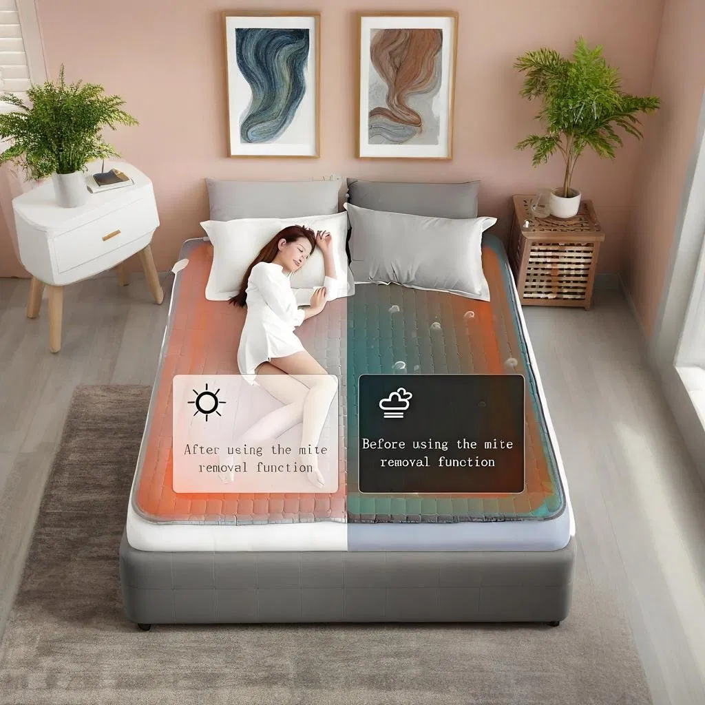 1688 China Water Warming Blanket Comfortable Electric Heating Blanket, New Bed Mattress Manufacturer Soft Manta Electrica