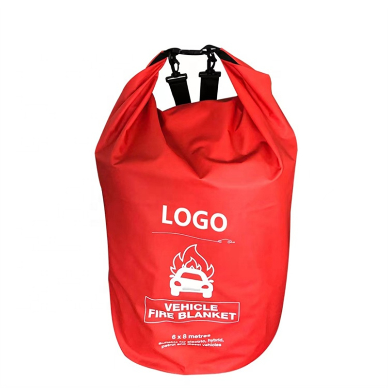 6 M * 8 M 19.8*26 FT Fiberglass Electric Car Vehicles Fire Blanket