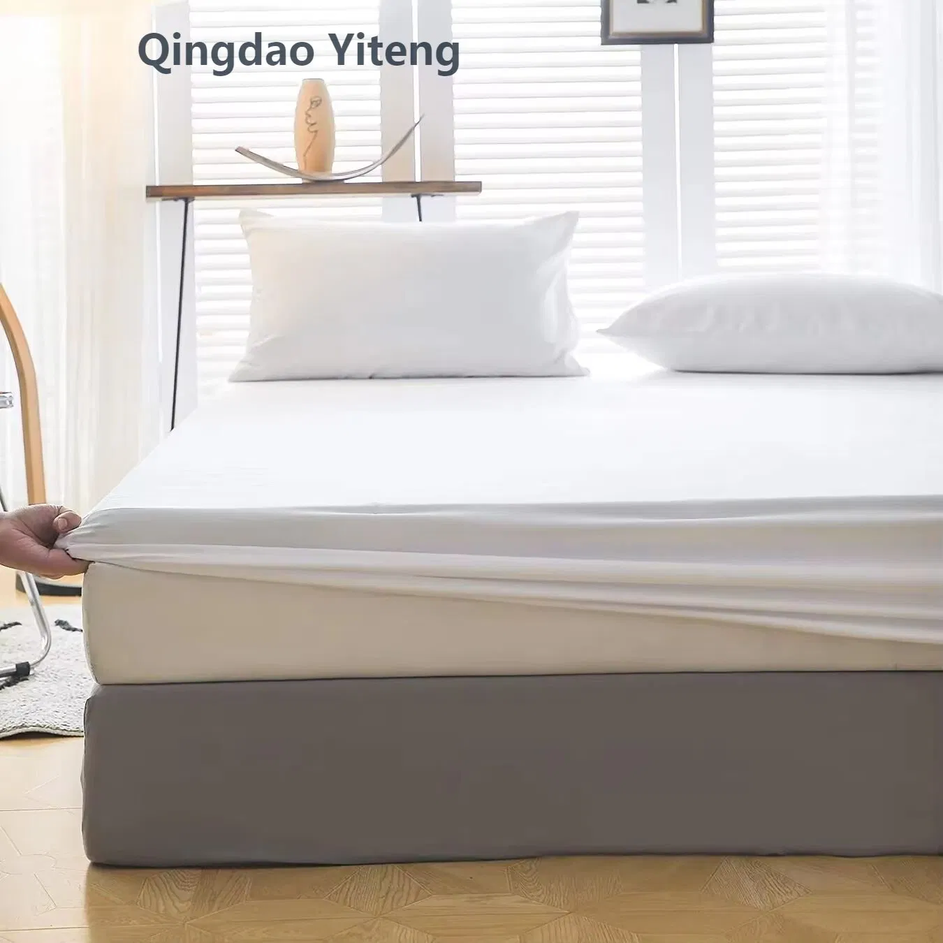 Factory Direct Selling High Quality Wholesale100%Bamboo Bed Linen Sets Fitted Sheet for Hotel and Home