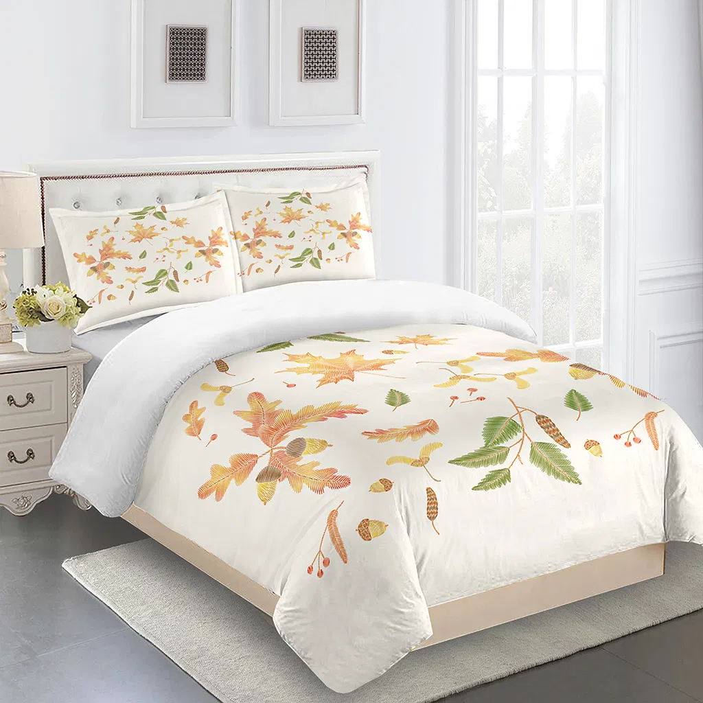 Luxury Printed 3 Pieces Bedding Duvet Cover Set, Duvet Cover Western Bedding Set