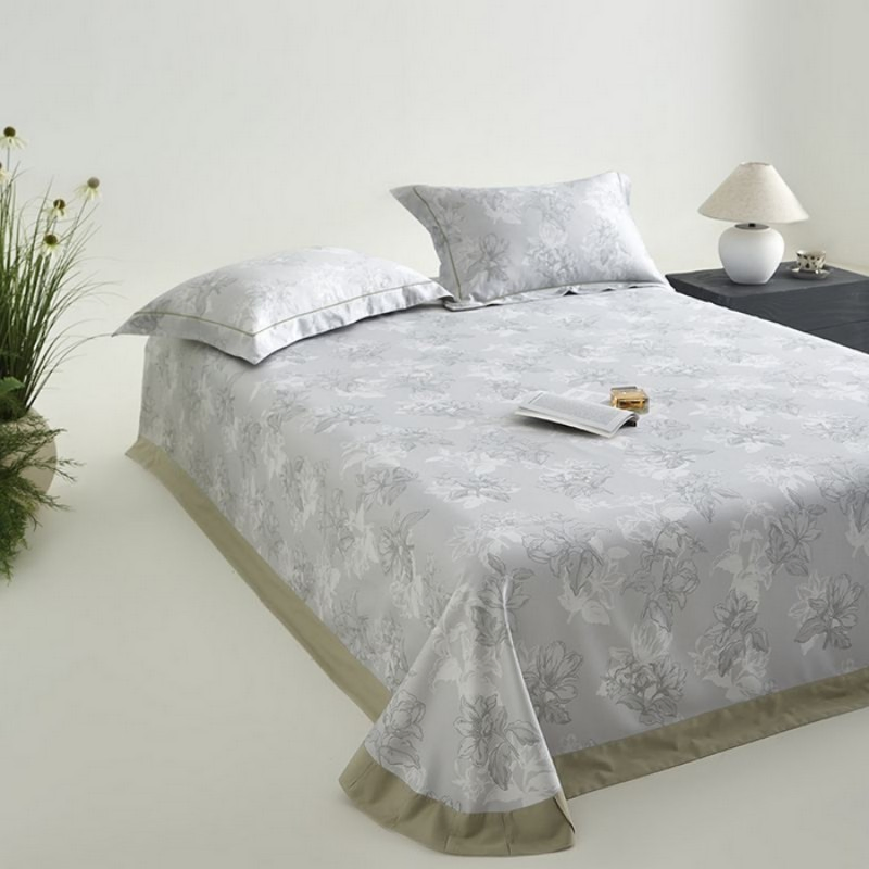 3PCS Home Textile Bamboo Fiber Lyocell Blended Soft Cooling Mat ODM/OEM Queen King Size Bedding Set Bed Sheets