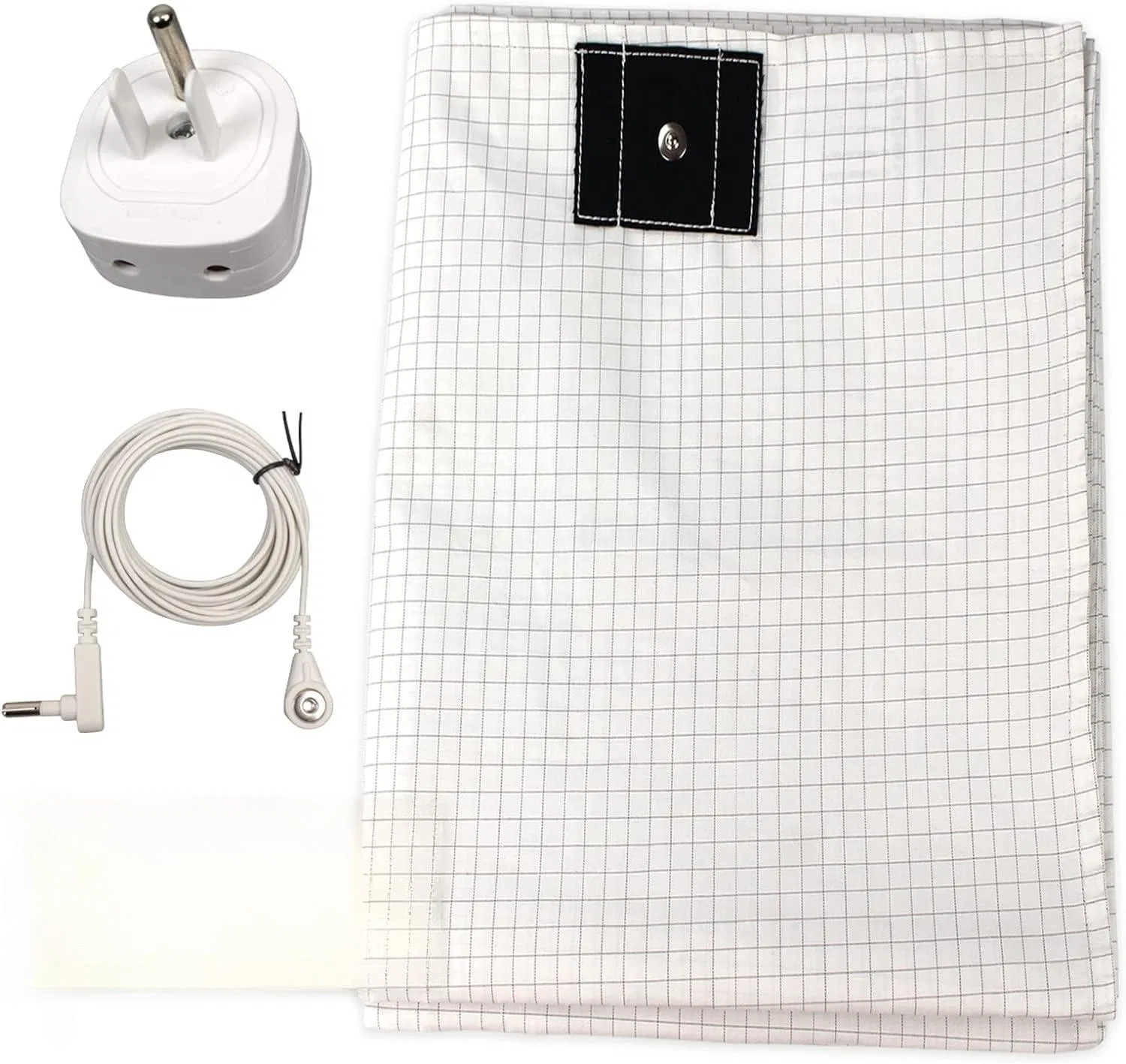 Healthy Sleep Silver Fiber Organic Cotton Earthing Anti-Radiation Fitted Sheet