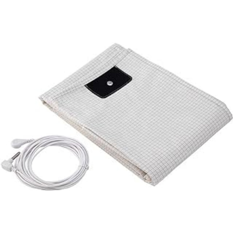 Transform Your Sleep Routine: King Size Fitted Earthing Sheet with 10% Silver Fiber for Deeper, More Revitalizing Nights