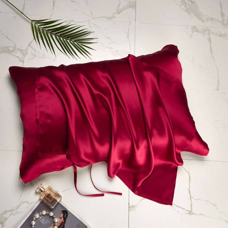 Wholesale 100% Silk Custom Size Silk Pillowcase with Custom Design and Box