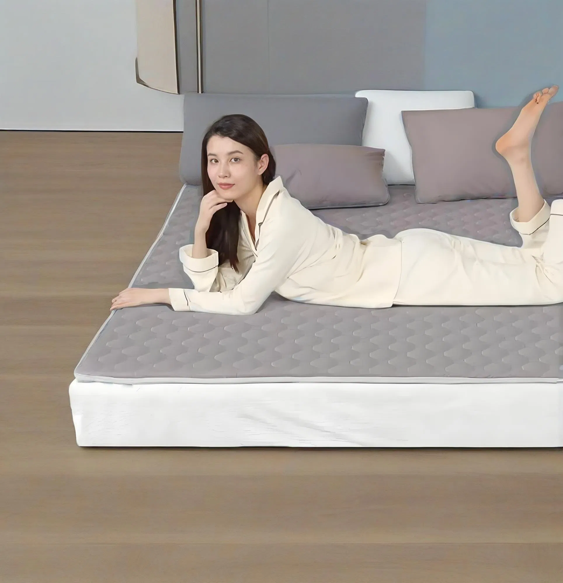 King -Size Mattress Temperature Adjustment Electric Water Infrared Sauna Heated Blanket OEM