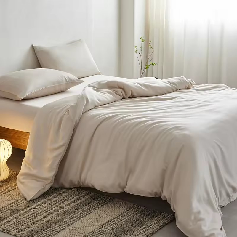Wholesale OEM 100% Bamboo Bed Sheet Cooling Sheets California King Queen