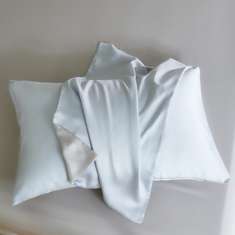 Hot Selling a-Class Lyocell Tencel Silky Pillow Case Ice Silk Cool Pillow Cover Solid Color Smoothy Bedding Envelop Pillowcase