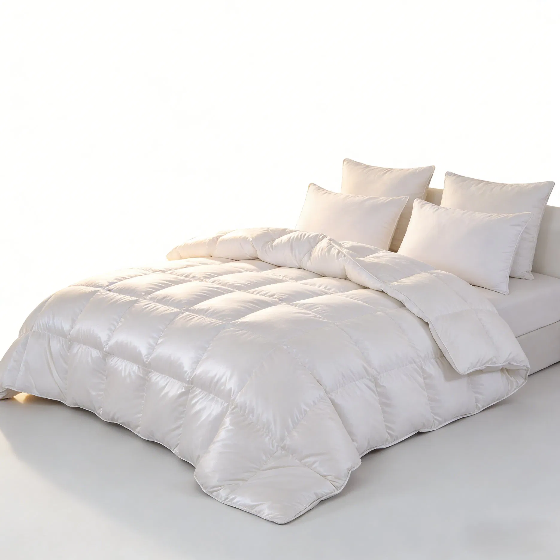 Super Soft Warm Down Duvet Breathable Soft Fluffy Feather Bedding Duvets
