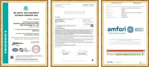 Quality Certifications