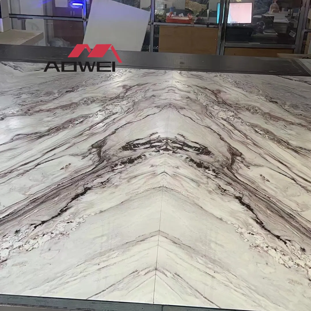 Premium 1220X2440mm PVC Marble Sheet with Bamboo Charcoal Fiber