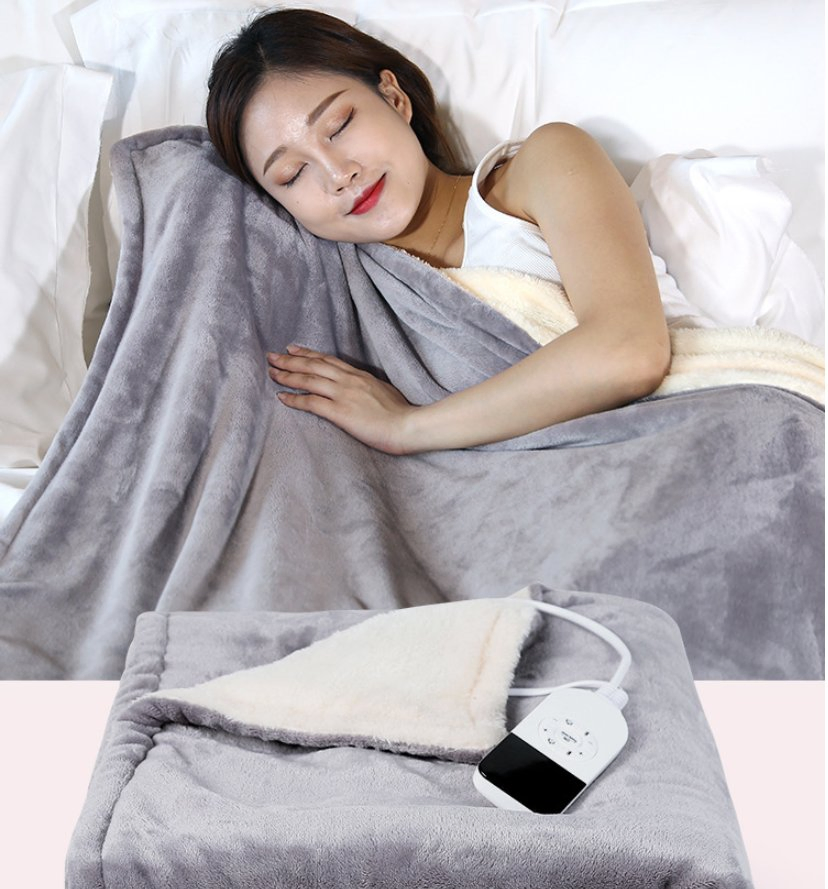 Wholesale Intelligent Heating Electric Blanket /Heated Blanket for Bed 150*80 Cm