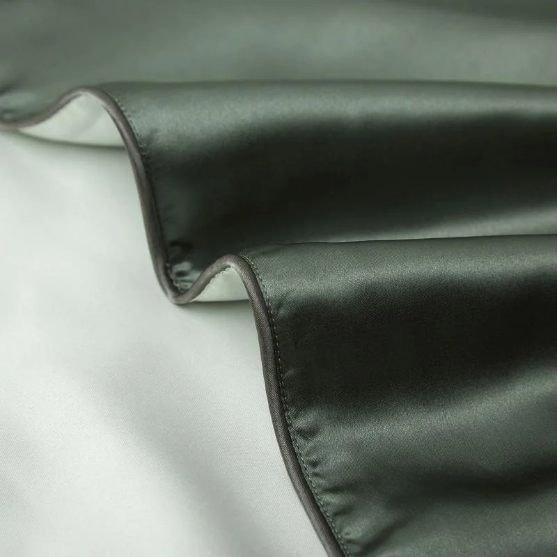 19mm Natural Mulberry Silk Pillowcase with Envelope Closure for Hair and Skin