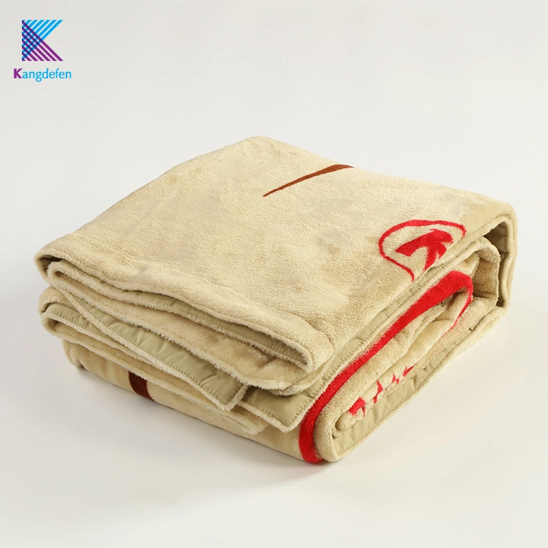 Customised Dyed and Printed Customize Size Hotel Home High Quality Reusable Fleece Blanket