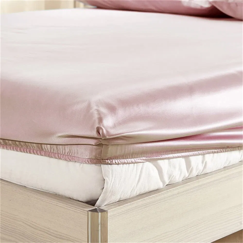 100% Pure Mulberry Natural Silk Fitted Sheet Silk Bedding Sheet