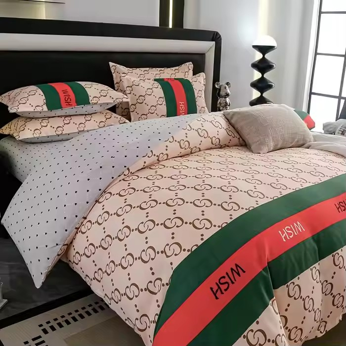 Hot Sale Wholesale Washable Summer Ice Silk Cooling Mat Three Piece Bed Sheet Set