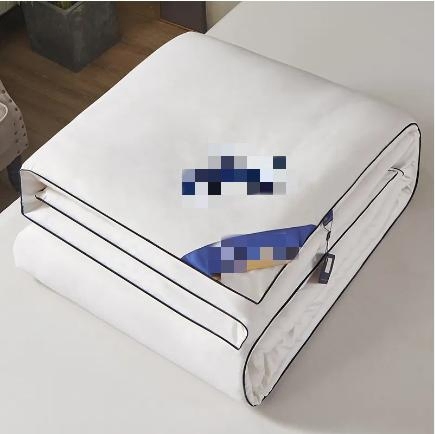 Summer Blanket Solid Color Silk Cooling Quilt Washable Classic Duvet Blanket