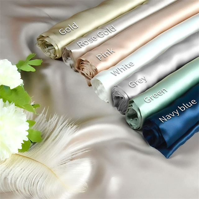 Customs 100%Silk Mulberry 6A Top Grade Quality Skin Care Organic Non Toxic Pure Natural Silk Pillowcase in Envelope Zipper Closure for Home Travel Sleeping