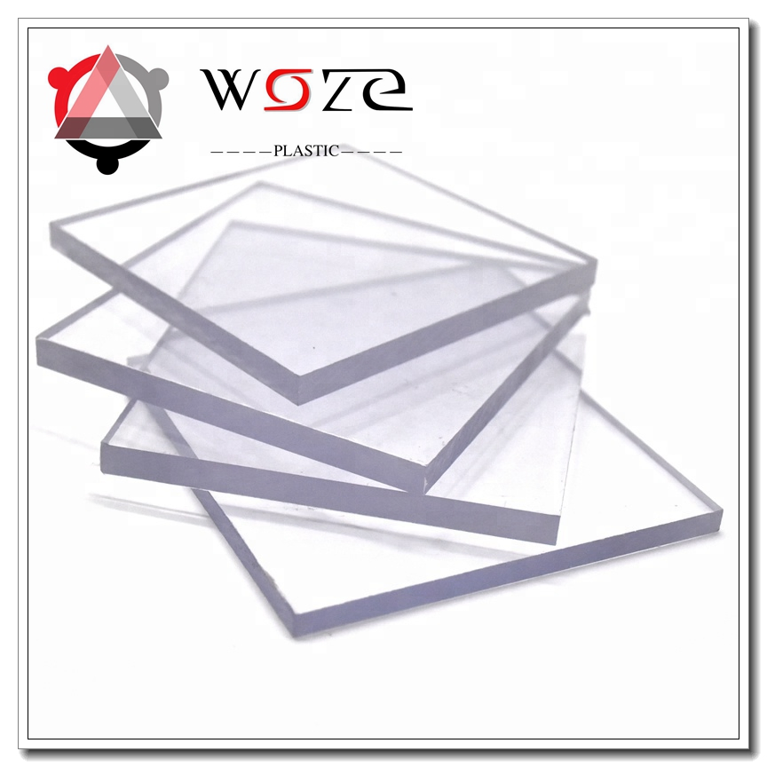 Colorful PC Roofing Sheet Plastic Solid Flat Polycarbonate Sheet Canopy for Building Materials