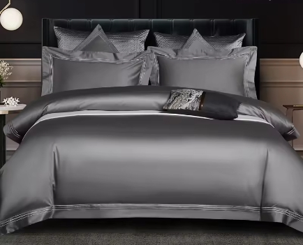 Customized Silk Sets Collections Sheets for Beds Bedding Set