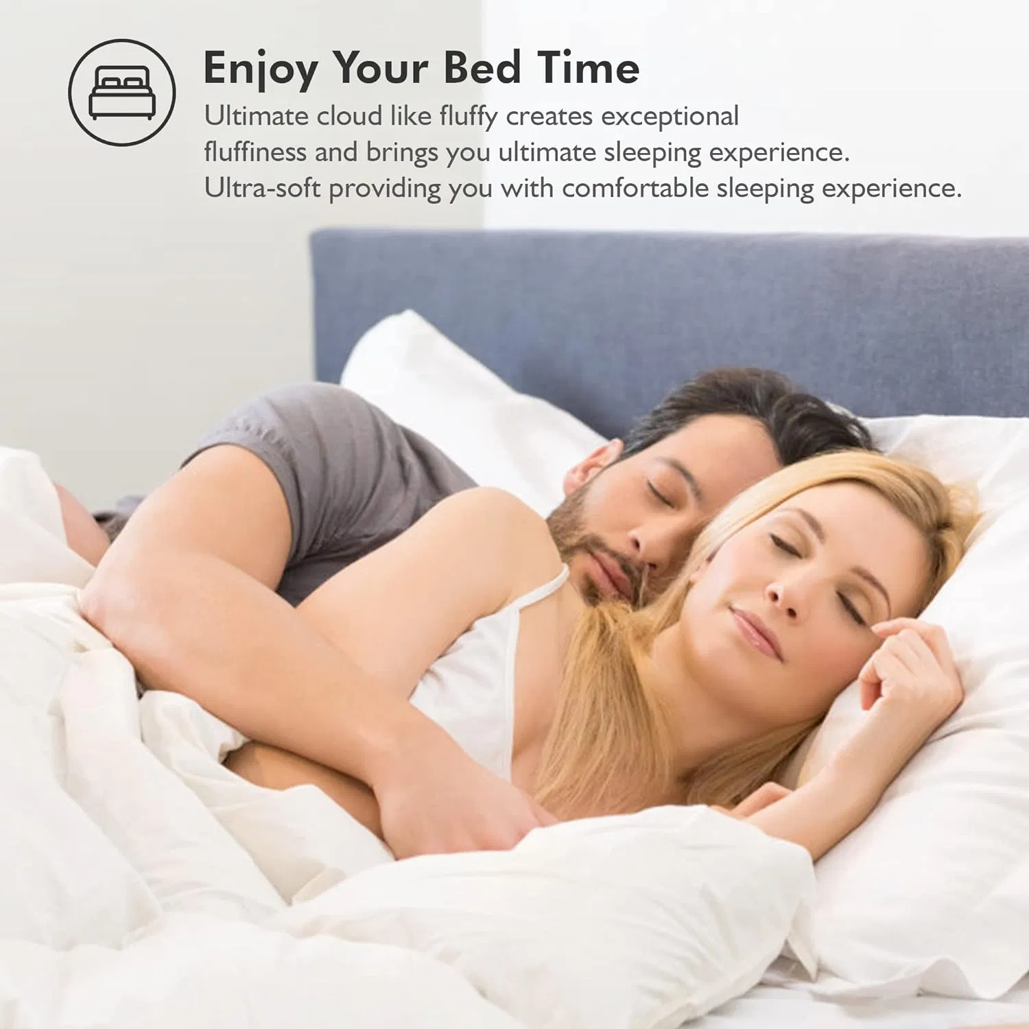 Luxurious King Size Down Alternative Comforter Skin Friendly Comforter Bedding