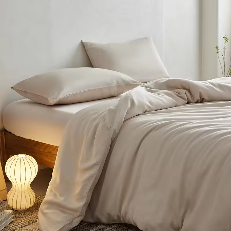 Wholesale OEM 100% Bamboo Bed Sheet Cooling Sheets California King Queen