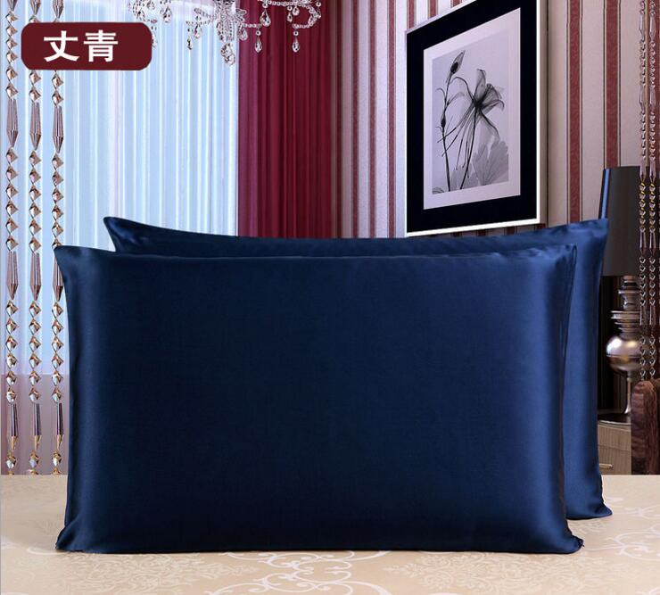 MOQ: 50PCS Silk Pillow Cover Pillowcase Pillowsham