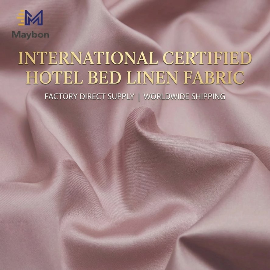 Hotel Collection Pure Cotton Bedding Fabric Manufacturers Wholesale Bed Bedsheets Sets