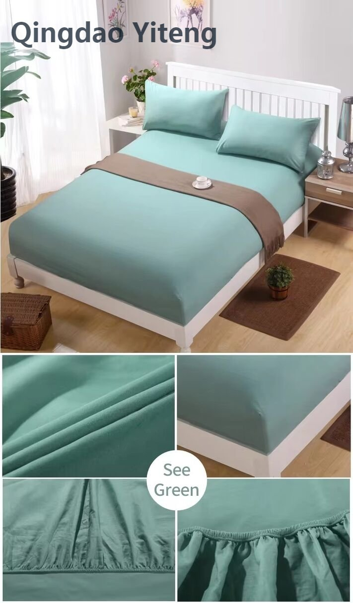 Factory Direct Selling High Quality Wholesale100%Bamboo Bed Linen Sets Fitted Sheet for Hotel and Home