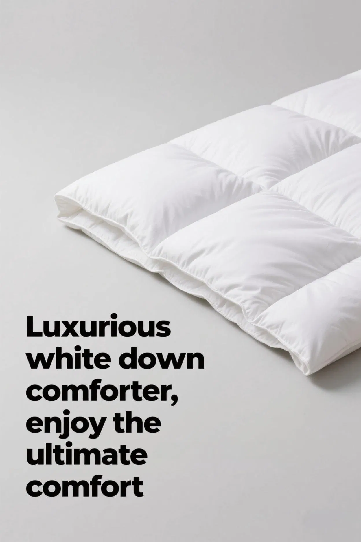 Lightweight Feather Down Comforter 100% Cotton Cover Summer Warm Weather Feather Quilt Thin All-Season Duvet Insert