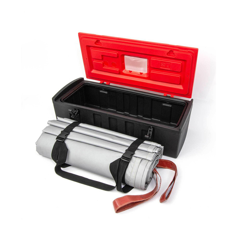 6 M * 8 M 19.8*26 FT Fiberglass Electric Car Vehicles Fire Blanket