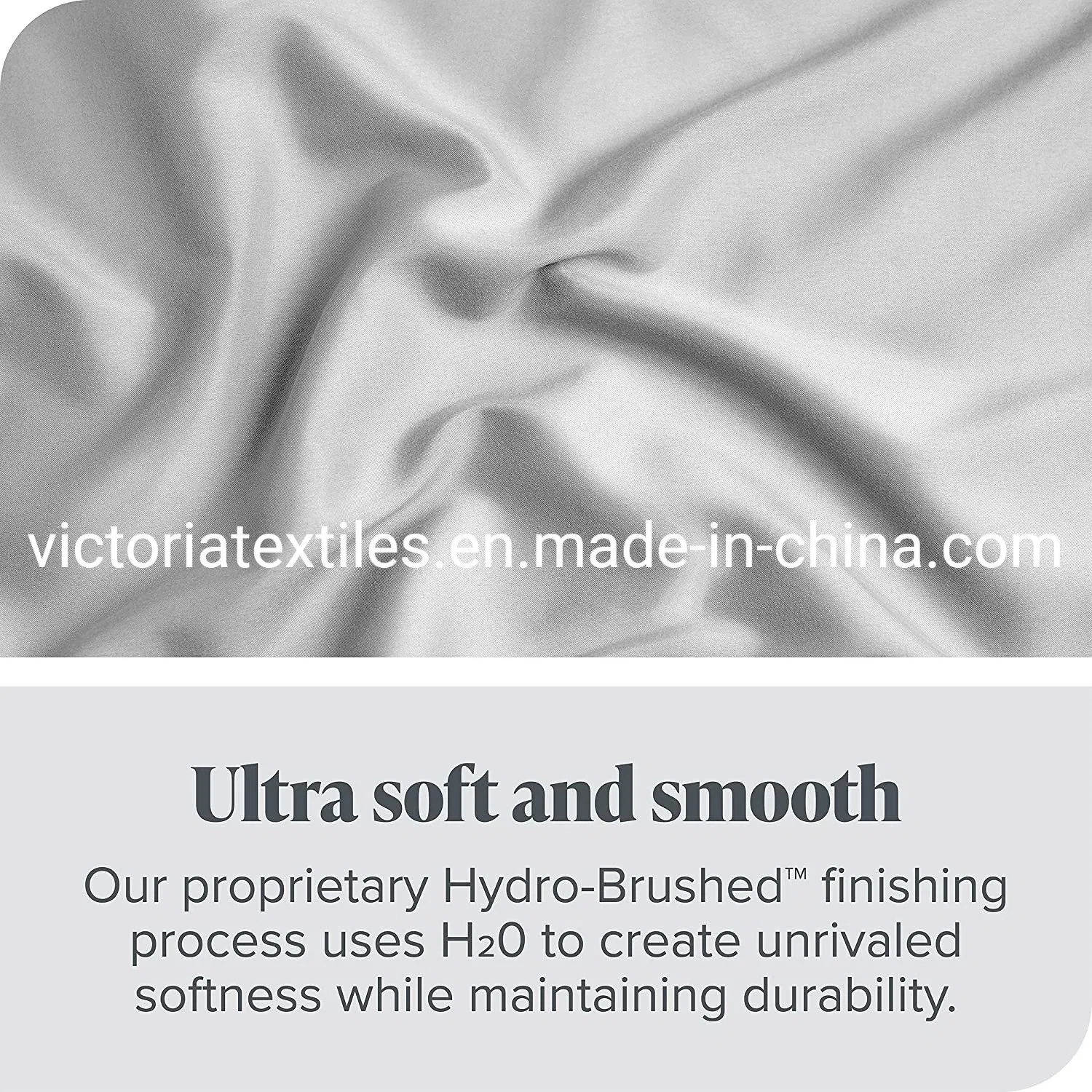 100% Pure Microfiber Sheets Sets,Cooling Bed Sheets 600 Thread Count Long Staple Polyester ,Sateen Weave for Soft and Silky Feel, Fits Mattress 16 Deep Pocket