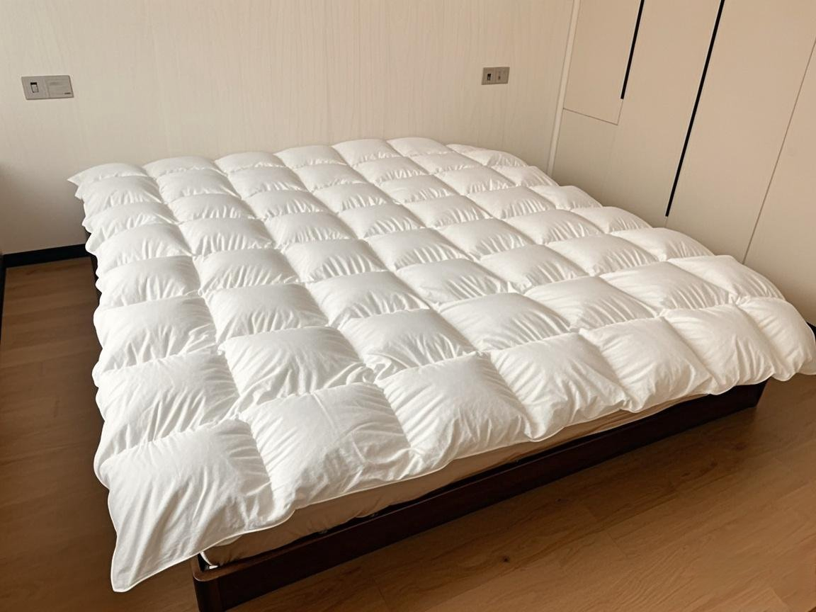 All Season True Baffle-Box Noiseless Down Alternative King Size Duvet Insert Soft Hotel Collection Bed Comforter