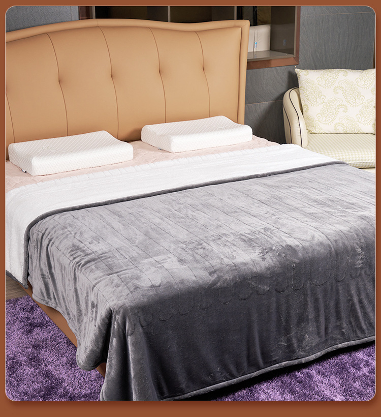 Home Electric Sherpa Heating Blanket Warm Heated Blanket with Controller at Wholesale Price