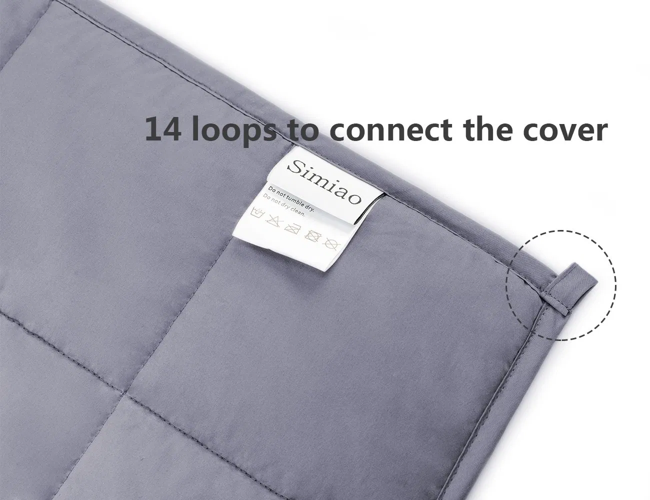 Cotton Weighted Blanket Cooling Breathable Heavy Blanket for All Season