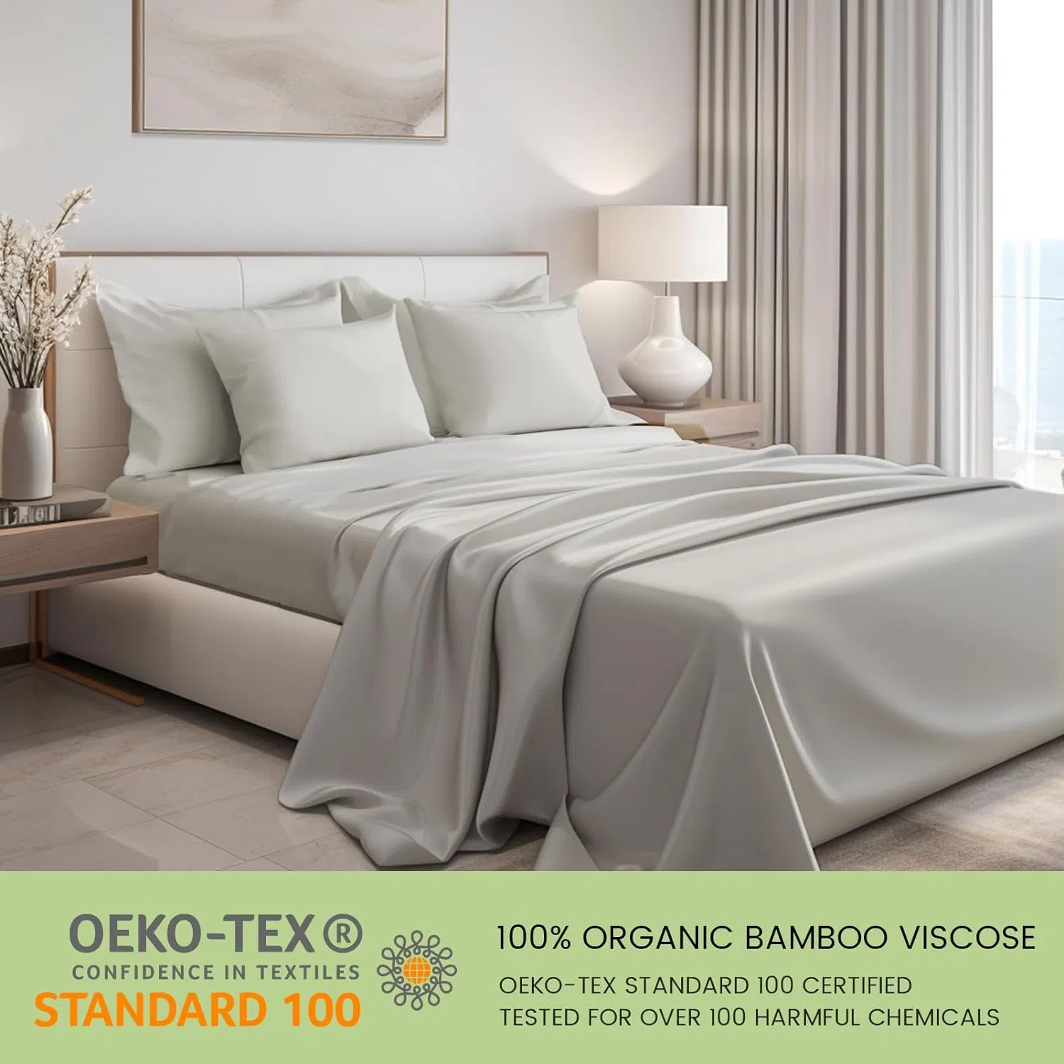 Luxurious Organic Bamboo Viscose Sheets for Ultimate Comfort