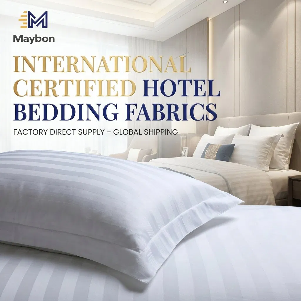 Hotel Collection Pure Cotton Bedding Fabric Manufacturers Wholesale Bed Bedsheets Sets