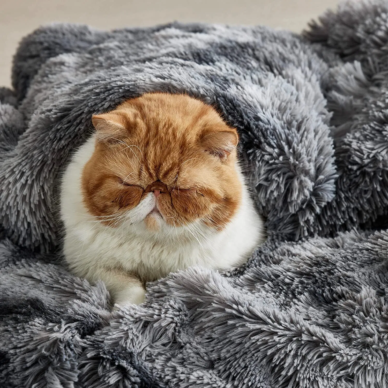 Original Factory Comfortable Luxury Faux Fur Throw Blanket Ultra Soft Fluffy Plush Throw Blankets for Winter Spring