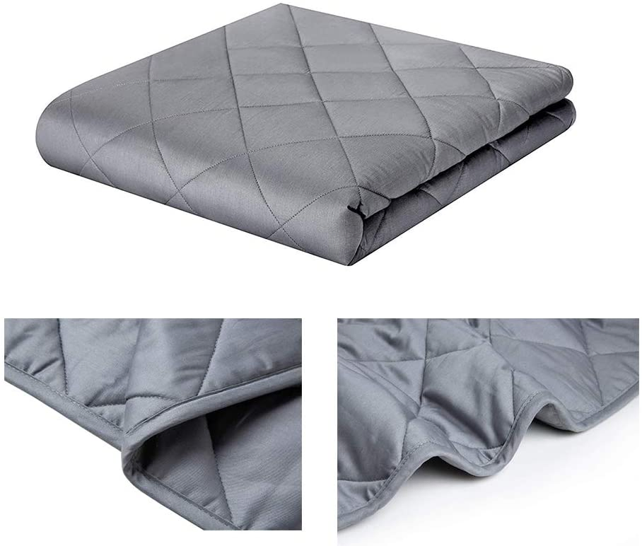 Basic Customization Certified Cotton Material with Premium Heavy Glass Beads Weighted Blanket, Gravity Blanket