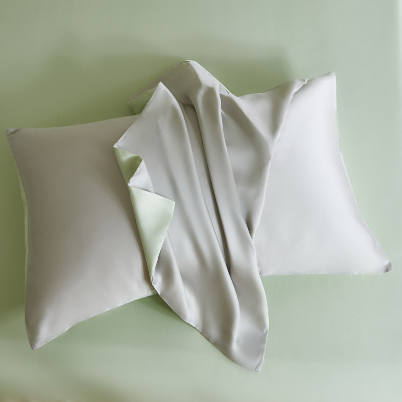 Hot Selling a-Class Lyocell Tencel Silky Pillow Case Ice Silk Cool Pillow Cover Solid Color Smoothy Bedding Envelop Pillowcase