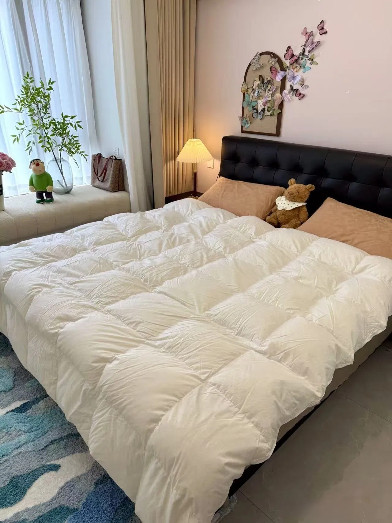 Hot Selling White Super Soft Duck Down Alternative Summer Quilt Comforter Duvet