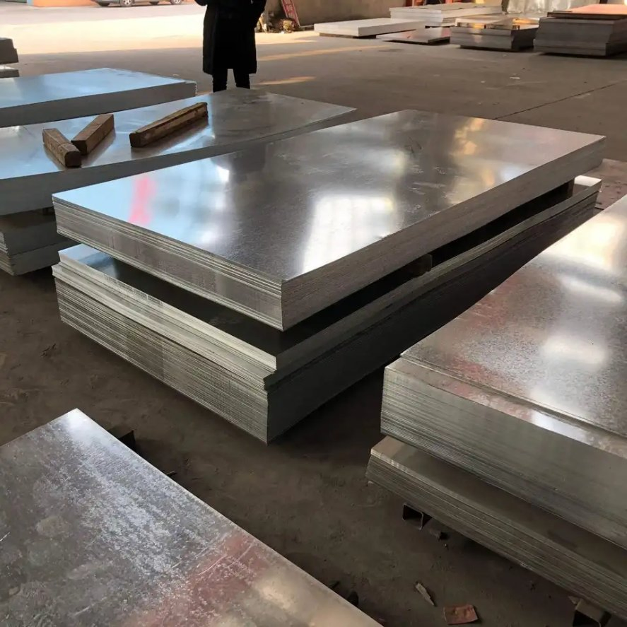 Hot Dipped Galvanized Steel Sheet Gi Plate Dx51d Z275 Regular Spangle Flat Sheet