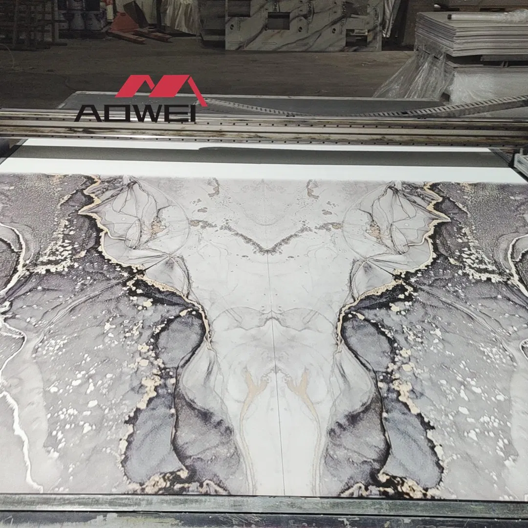 Premium 1220X2440mm PVC Marble Sheet with Bamboo Charcoal Fiber