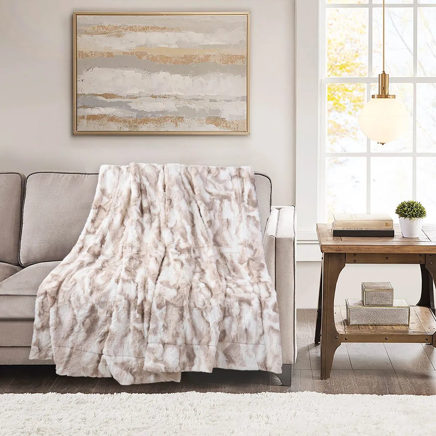 100%Polyester Custom Anti-Pilling Printed PV Fleece Faux Fur Christmas Winter Bed Throws Flannel Plaid Throw Blanket