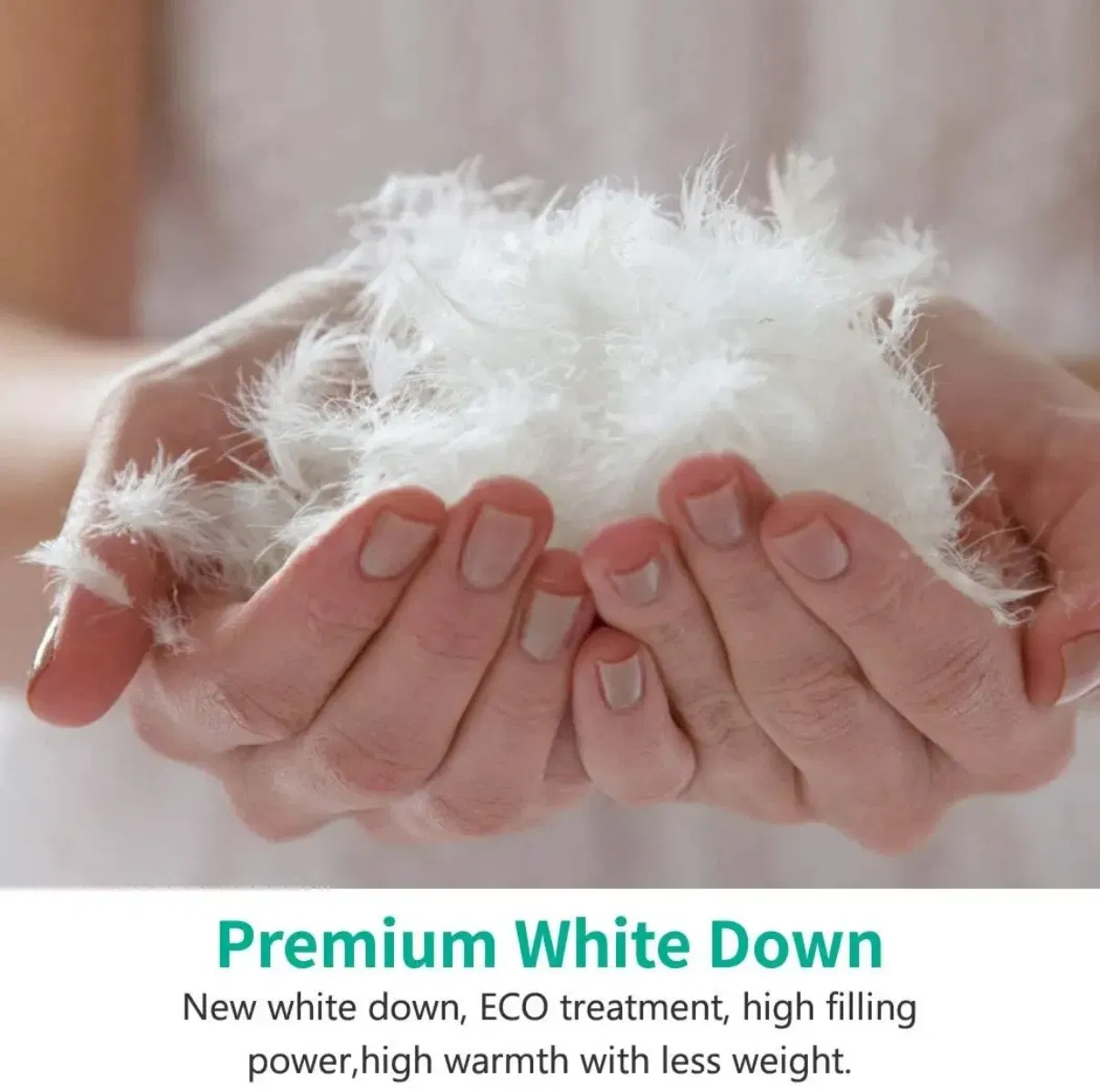 White Comforter View