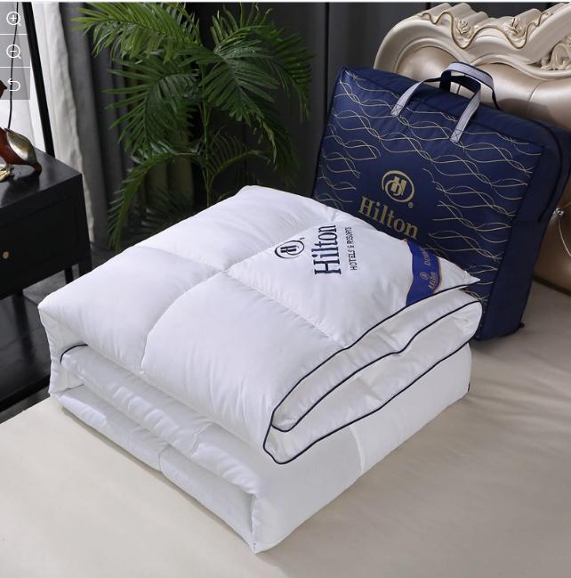 Manufacturer Premium Quality White Duck / Goose Feather Down Hilton Hotel Duvet