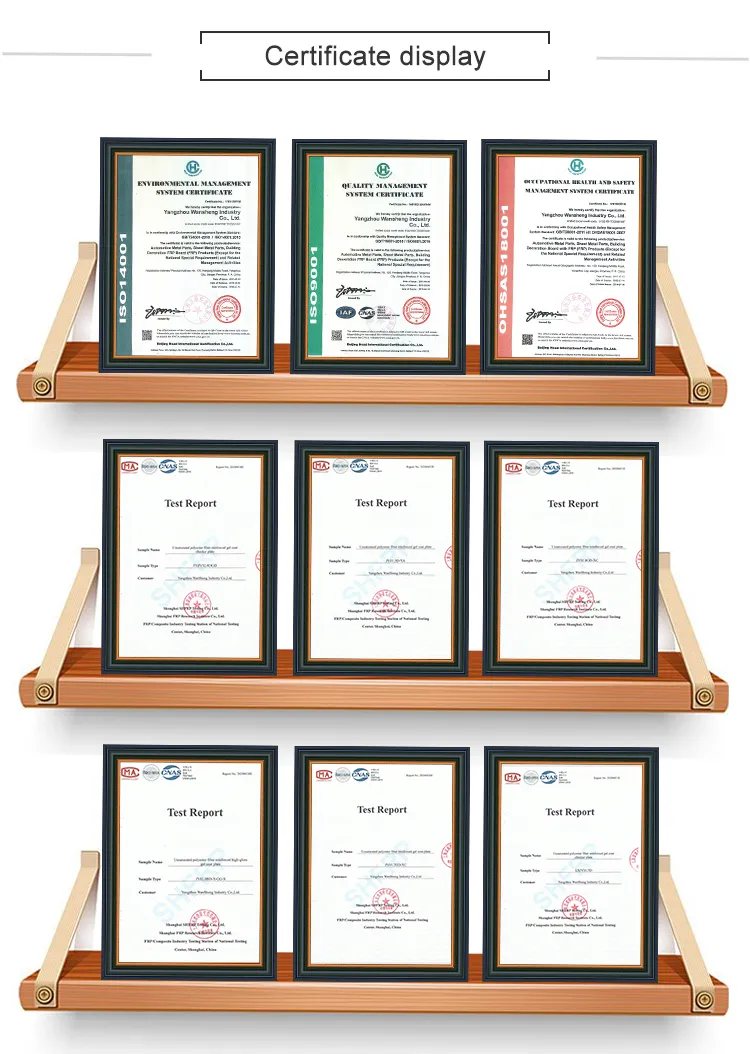 White Gfrp Flat Fibreglass Fiber Reinforced Plastic Smooth FRP Sheet in Roll