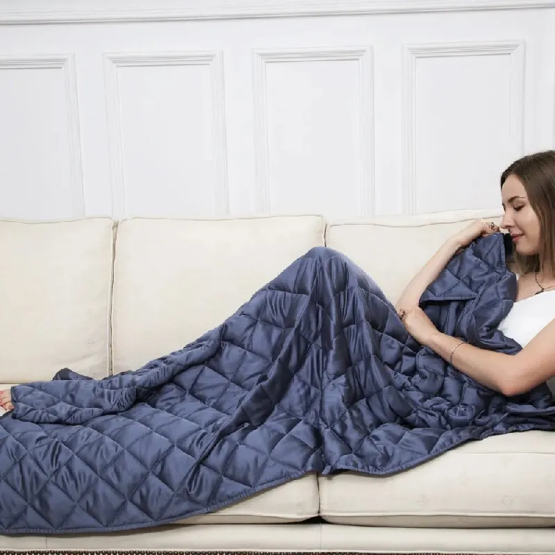 Premium Glass Beads Filling Weighted Blanket